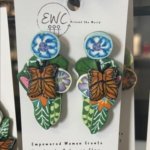 Colorful Butterfly Earrings